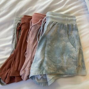 Stars Above Soft Lounge Pants - Light Blue, pink, pink stripped, gray.